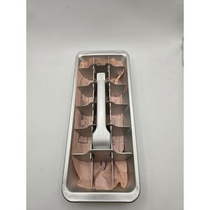 Vtg Aluminum Ice Trays. New In Package. Lot Of 2